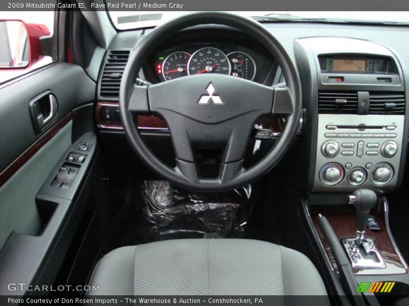 Rave Red Pearl / Medium Gray 2009 Mitsubishi Galant ES