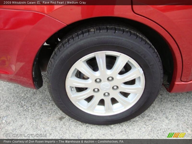 Rave Red Pearl / Medium Gray 2009 Mitsubishi Galant ES