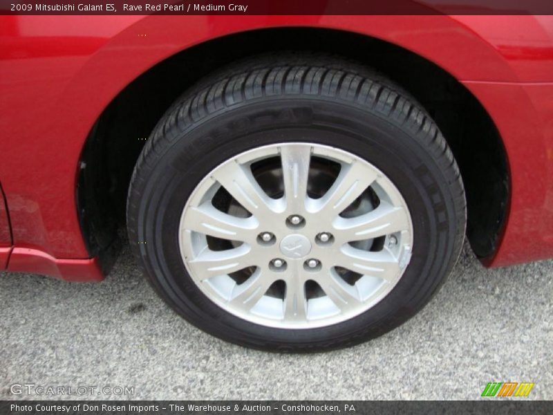 Rave Red Pearl / Medium Gray 2009 Mitsubishi Galant ES