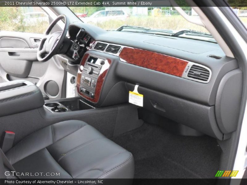 Summit White / Ebony 2011 Chevrolet Silverado 2500HD LTZ Extended Cab 4x4