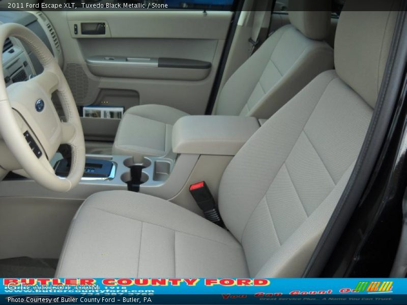 Tuxedo Black Metallic / Stone 2011 Ford Escape XLT