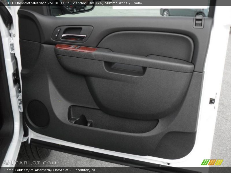 Summit White / Ebony 2011 Chevrolet Silverado 2500HD LTZ Extended Cab 4x4