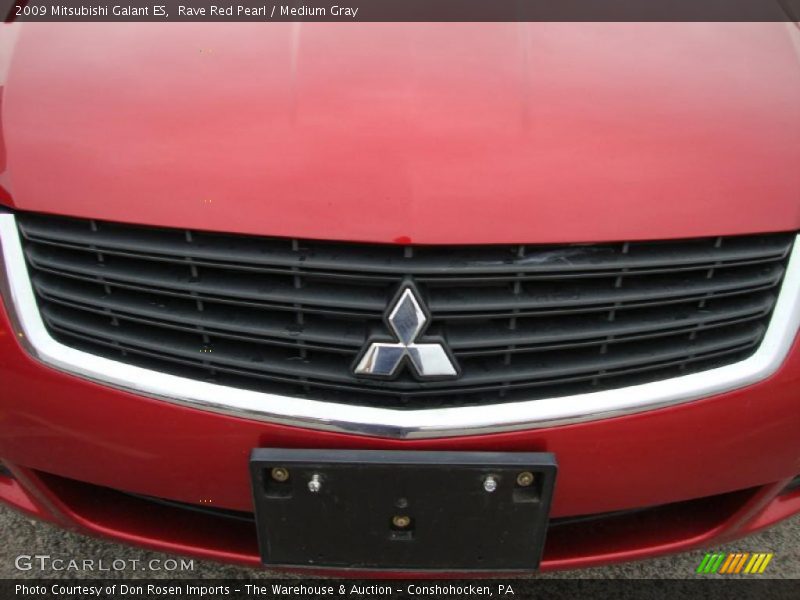 Rave Red Pearl / Medium Gray 2009 Mitsubishi Galant ES