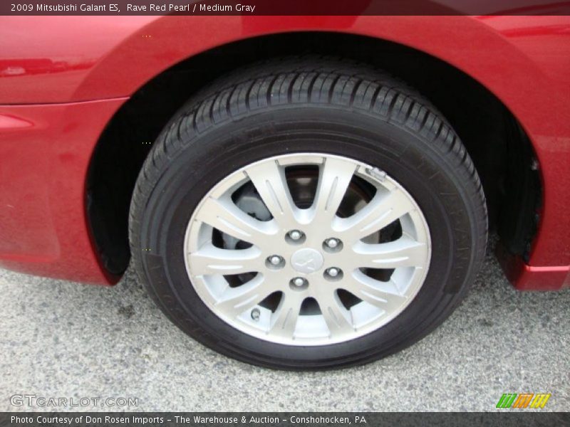 Rave Red Pearl / Medium Gray 2009 Mitsubishi Galant ES