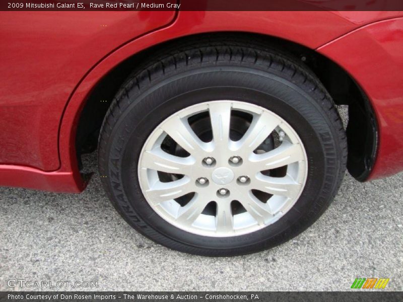 Rave Red Pearl / Medium Gray 2009 Mitsubishi Galant ES