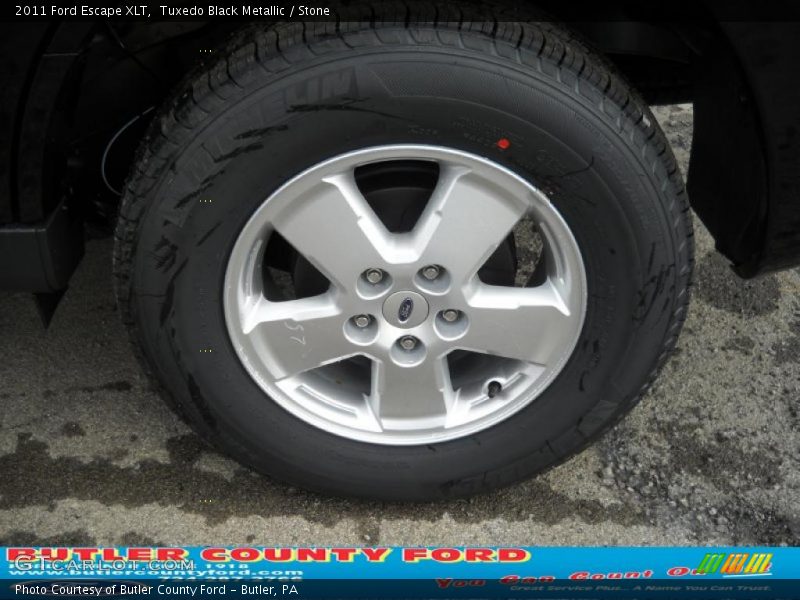Tuxedo Black Metallic / Stone 2011 Ford Escape XLT