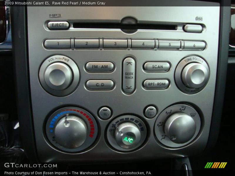 Rave Red Pearl / Medium Gray 2009 Mitsubishi Galant ES