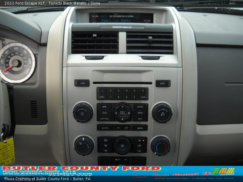 Tuxedo Black Metallic / Stone 2011 Ford Escape XLT