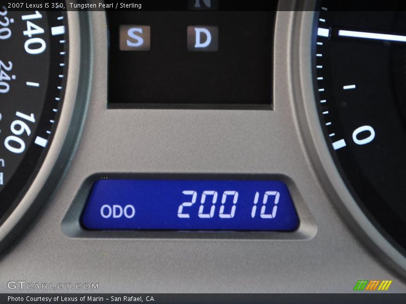 Tungsten Pearl / Sterling 2007 Lexus IS 350