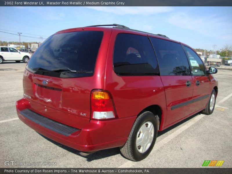 Matador Red Metallic / Medium Graphite Grey 2002 Ford Windstar LX