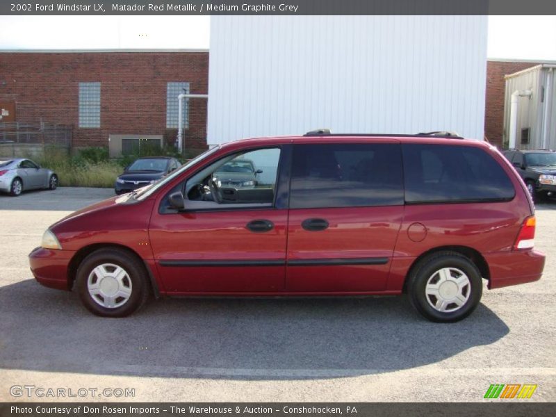 Matador Red Metallic / Medium Graphite Grey 2002 Ford Windstar LX