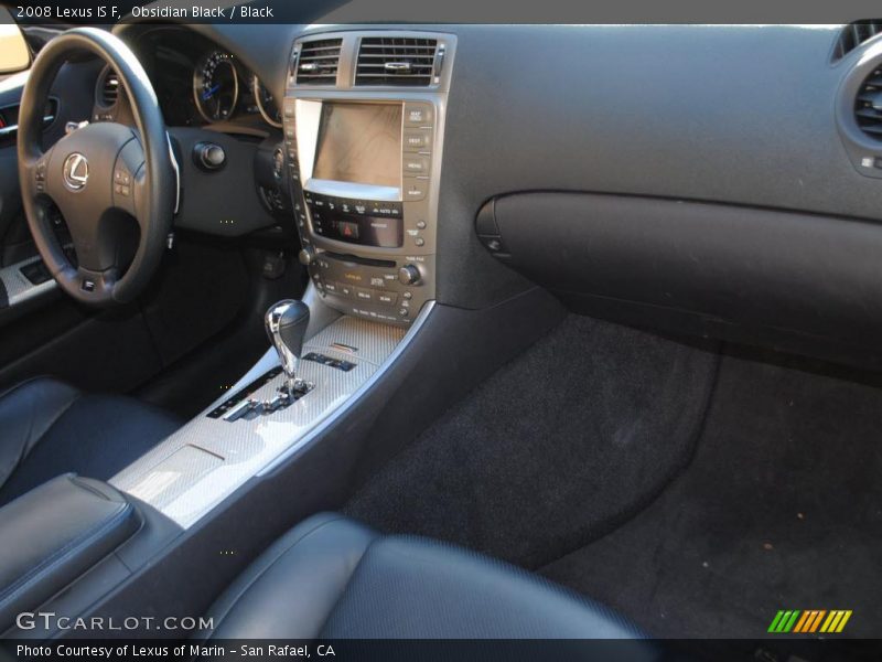  2008 IS F Black Interior