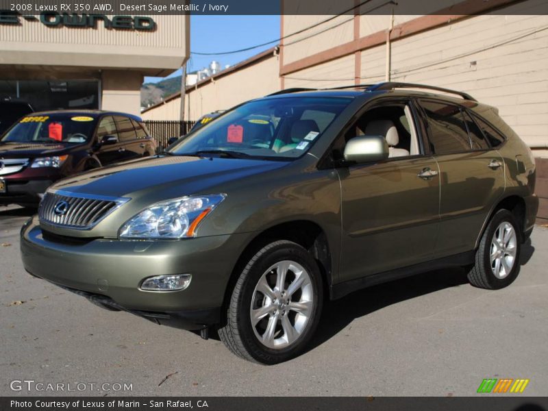 Desert Sage Metallic / Ivory 2008 Lexus RX 350 AWD