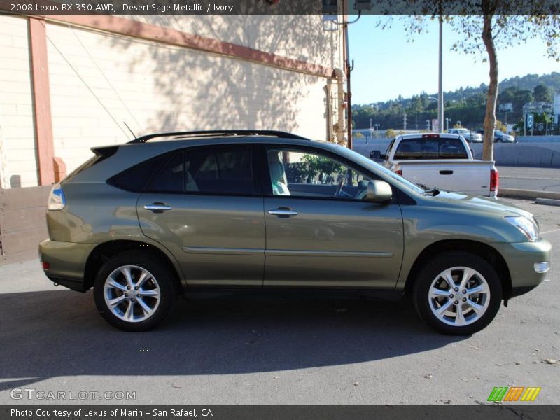 Desert Sage Metallic / Ivory 2008 Lexus RX 350 AWD