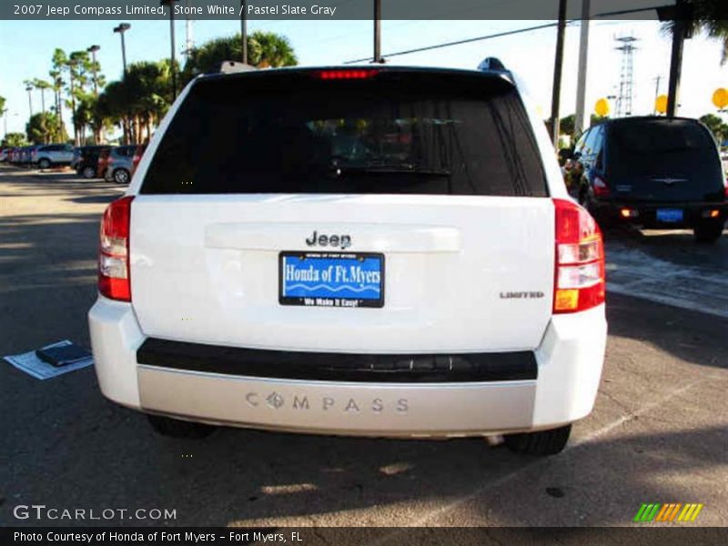 Stone White / Pastel Slate Gray 2007 Jeep Compass Limited