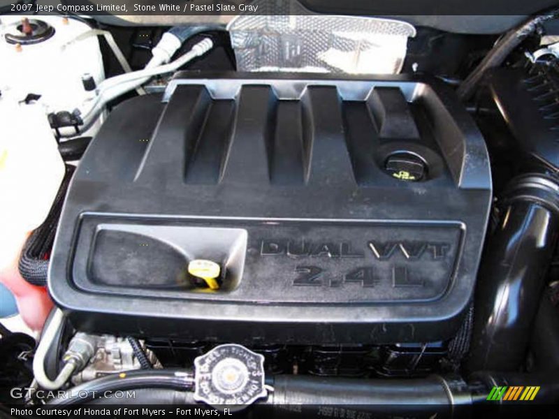 Stone White / Pastel Slate Gray 2007 Jeep Compass Limited