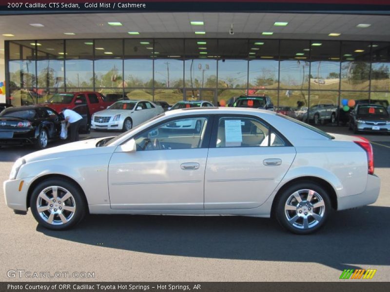Gold Mist / Cashmere 2007 Cadillac CTS Sedan