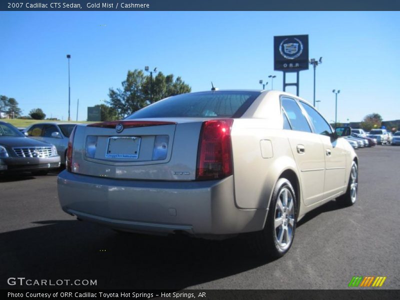 Gold Mist / Cashmere 2007 Cadillac CTS Sedan