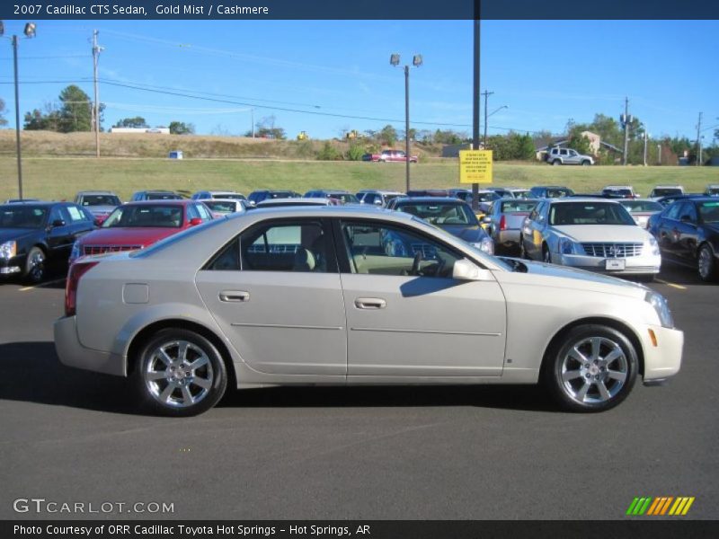 Gold Mist / Cashmere 2007 Cadillac CTS Sedan