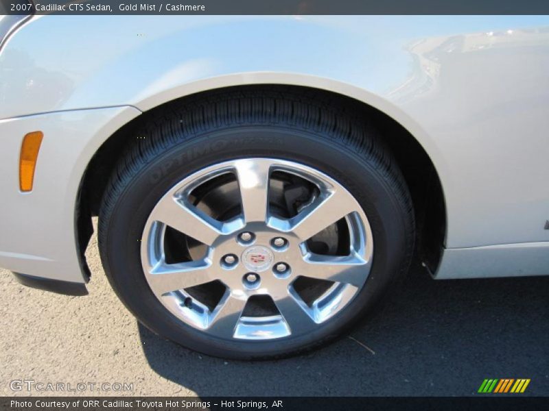 Gold Mist / Cashmere 2007 Cadillac CTS Sedan