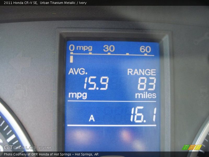 Urban Titanium Metallic / Ivory 2011 Honda CR-V SE