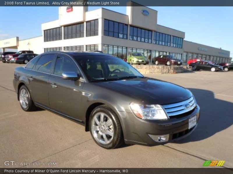 Alloy Grey Metallic / Medium Light Stone 2008 Ford Taurus Limited