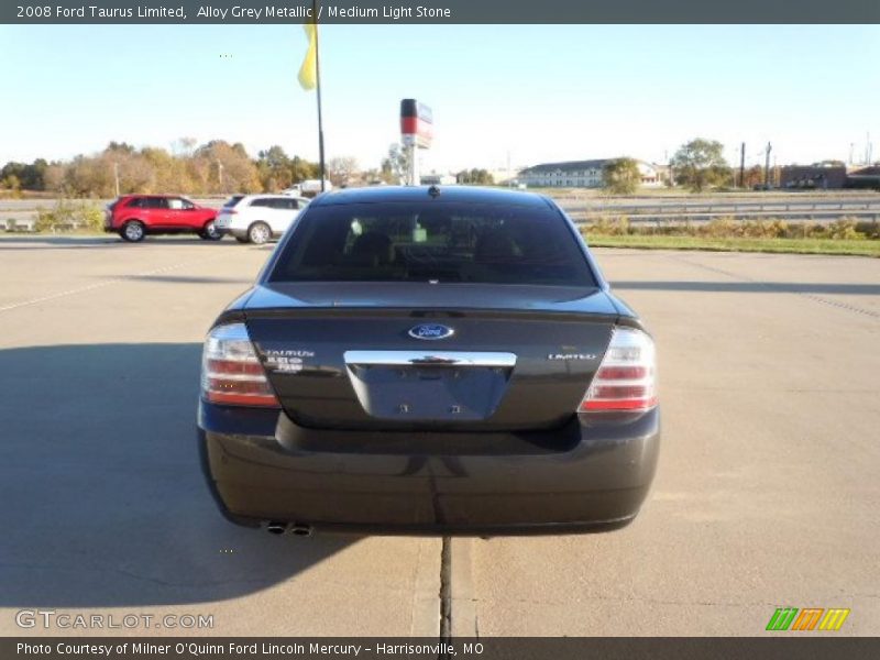 Alloy Grey Metallic / Medium Light Stone 2008 Ford Taurus Limited