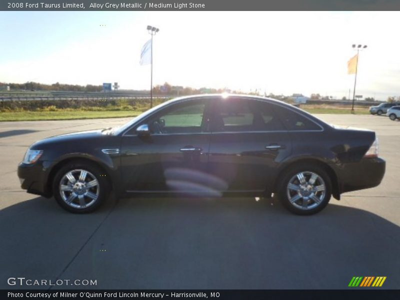 Alloy Grey Metallic / Medium Light Stone 2008 Ford Taurus Limited