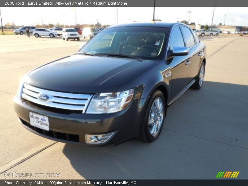 Alloy Grey Metallic / Medium Light Stone 2008 Ford Taurus Limited
