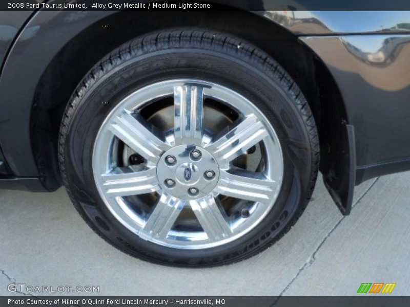 Alloy Grey Metallic / Medium Light Stone 2008 Ford Taurus Limited