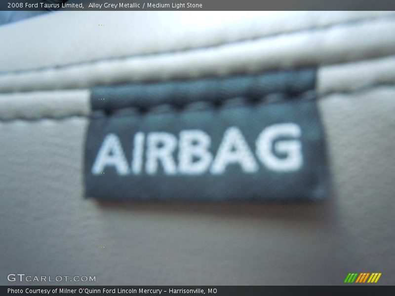 Alloy Grey Metallic / Medium Light Stone 2008 Ford Taurus Limited