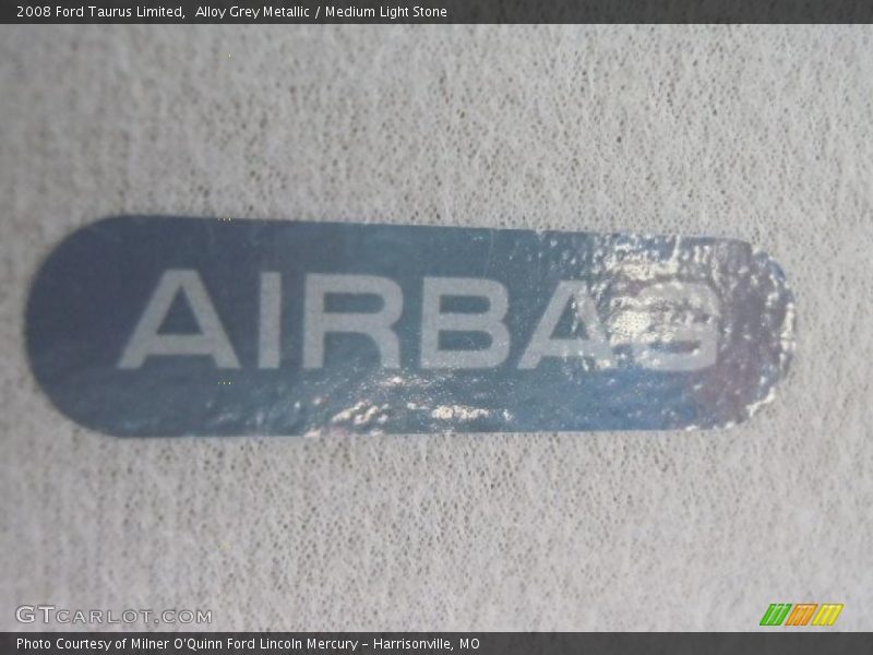 Alloy Grey Metallic / Medium Light Stone 2008 Ford Taurus Limited