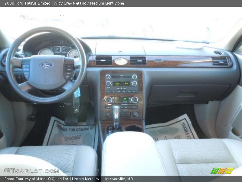 Alloy Grey Metallic / Medium Light Stone 2008 Ford Taurus Limited