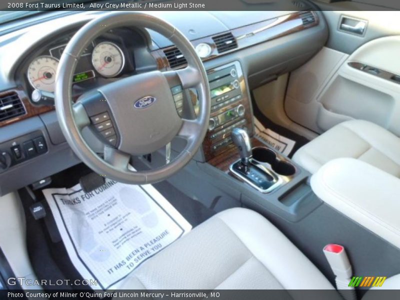 Alloy Grey Metallic / Medium Light Stone 2008 Ford Taurus Limited