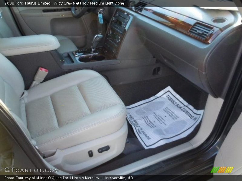 Alloy Grey Metallic / Medium Light Stone 2008 Ford Taurus Limited