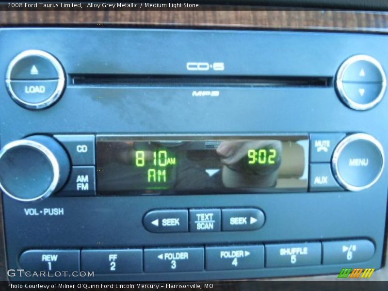 Alloy Grey Metallic / Medium Light Stone 2008 Ford Taurus Limited