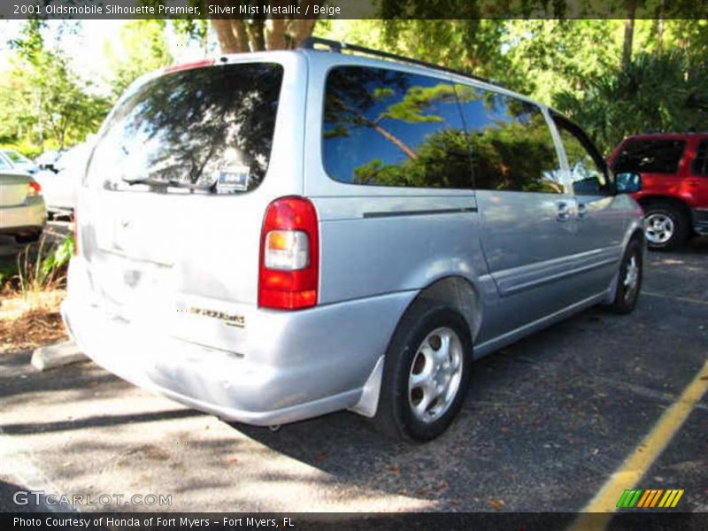Silver Mist Metallic / Beige 2001 Oldsmobile Silhouette Premier