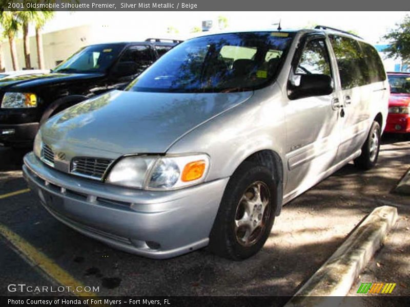 Silver Mist Metallic / Beige 2001 Oldsmobile Silhouette Premier