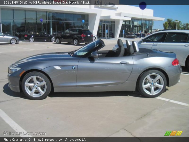 Space Gray Metallic / Black 2011 BMW Z4 sDrive30i Roadster