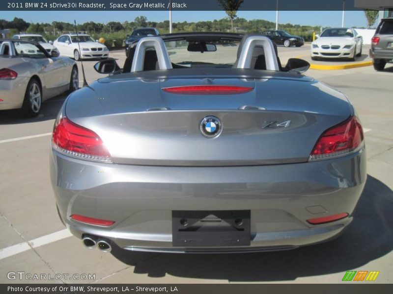 Space Gray Metallic / Black 2011 BMW Z4 sDrive30i Roadster