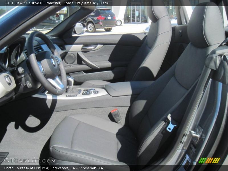 Space Gray Metallic / Black 2011 BMW Z4 sDrive30i Roadster