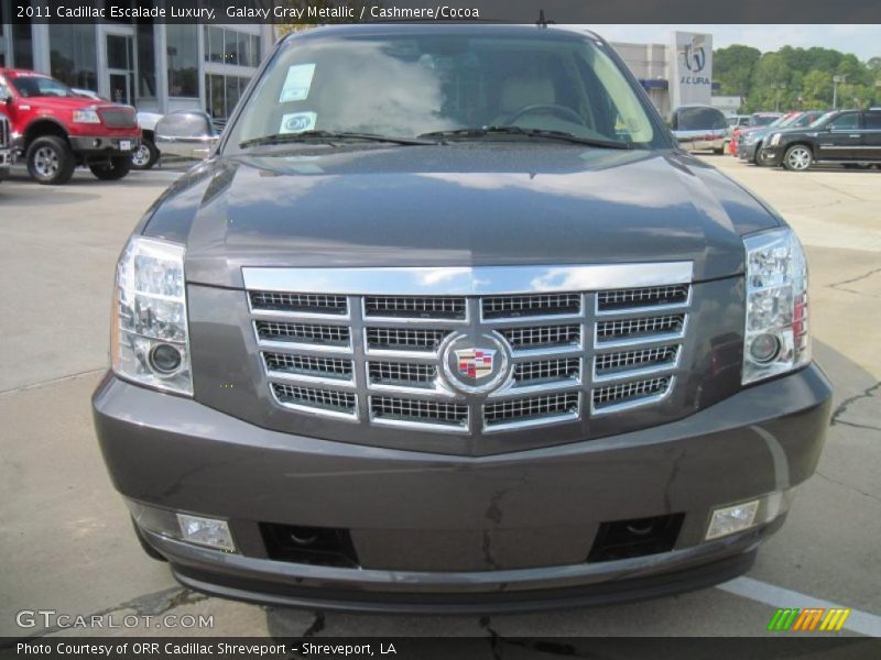 Galaxy Gray Metallic / Cashmere/Cocoa 2011 Cadillac Escalade Luxury