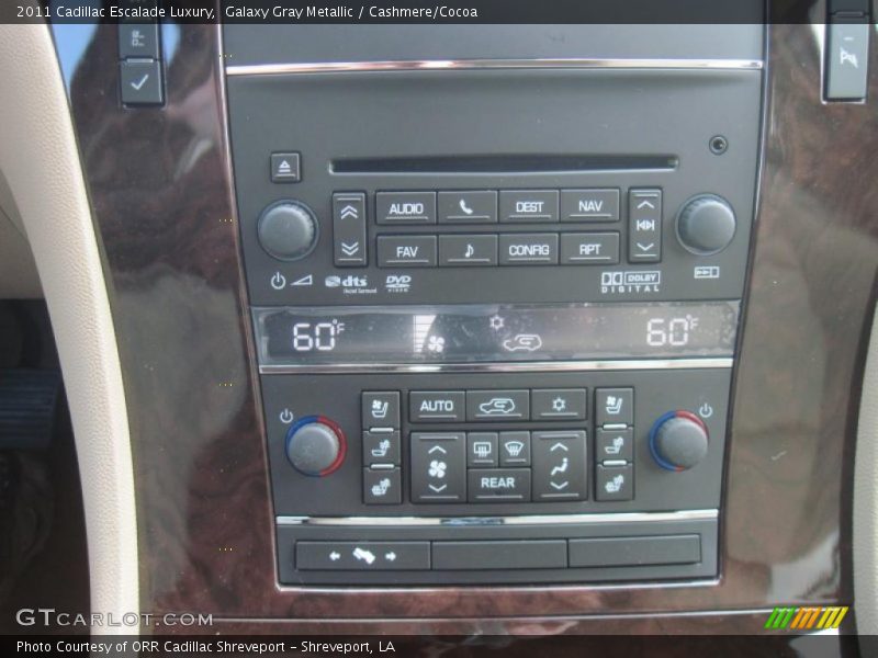 Controls of 2011 Escalade Luxury