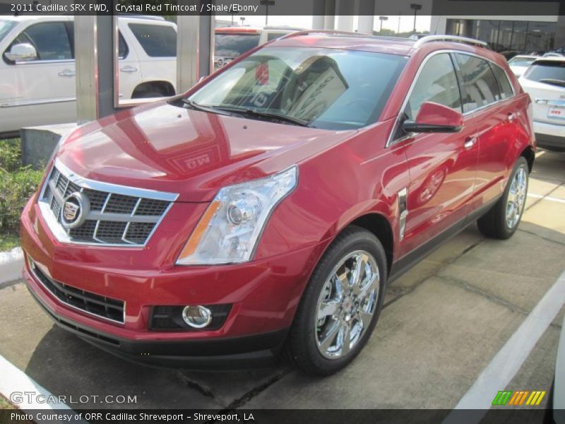 Crystal Red Tintcoat / Shale/Ebony 2011 Cadillac SRX FWD