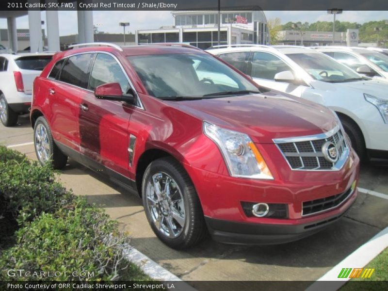 Crystal Red Tintcoat / Shale/Ebony 2011 Cadillac SRX FWD