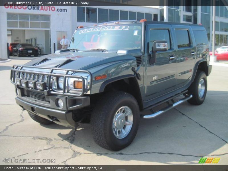 Slate Blue Metallic / Ebony 2006 Hummer H2 SUV