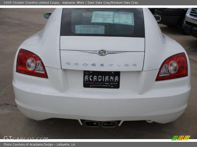 Alabaster White / Dark Slate Gray/Medium Slate Gray 2006 Chrysler Crossfire Limited Coupe