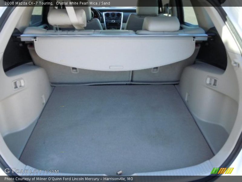 Crystal White Pearl Mica / Sand 2008 Mazda CX-7 Touring