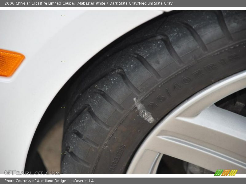 Alabaster White / Dark Slate Gray/Medium Slate Gray 2006 Chrysler Crossfire Limited Coupe