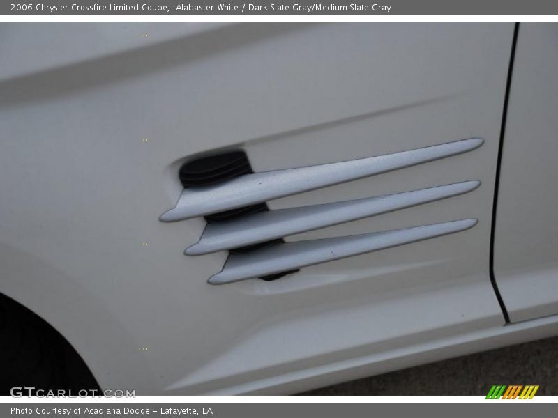 Alabaster White / Dark Slate Gray/Medium Slate Gray 2006 Chrysler Crossfire Limited Coupe